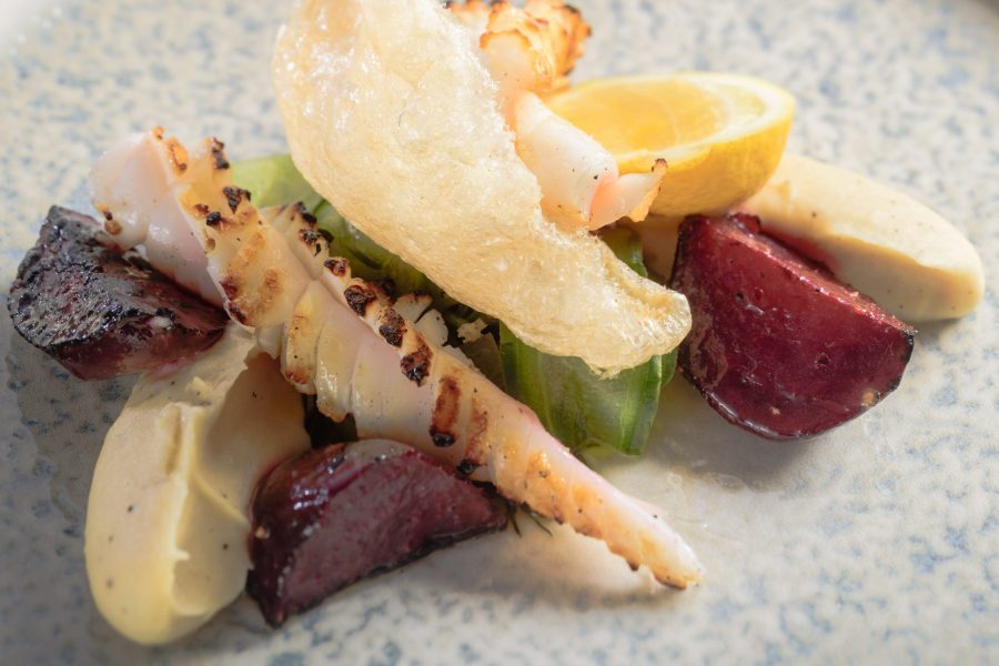 Anhydrous Winery Menu in Santorini by Chef Michael Marthas