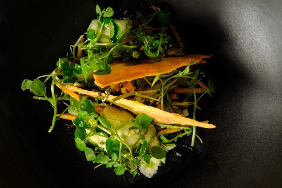 Anhydrous Winery Menu in Santorini by Chef Michael Marthas
